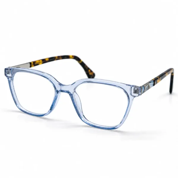 Eye Valley EV2K-0083 Stylish Square Eyeglasses in Crystal Sky Blue