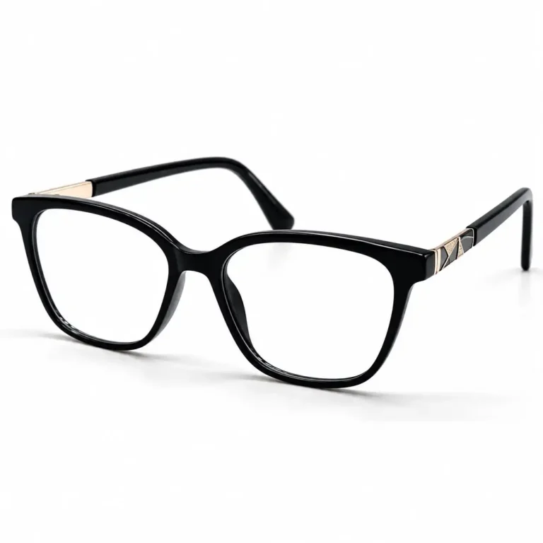 Eye Valley EV2K-0083 Stylish Square Eyeglasses in Glossy Black