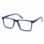 Optical EV2K-0009 Modern Rectangle Eyeglasses in Crystal Teal Blue