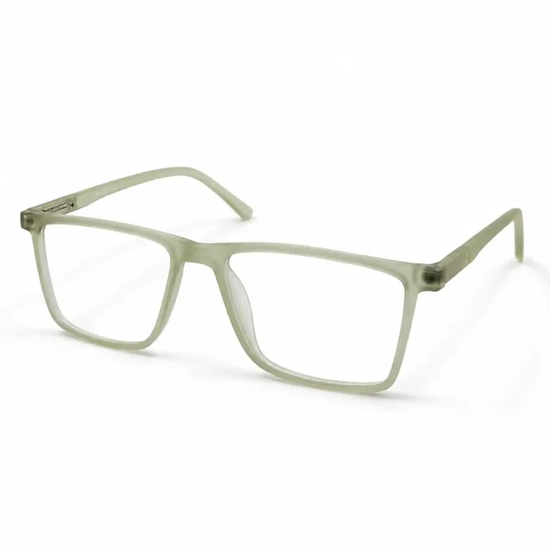 Optical EV2K-0009 Modern Rectangle Eyeglasses in Matte Sage Green