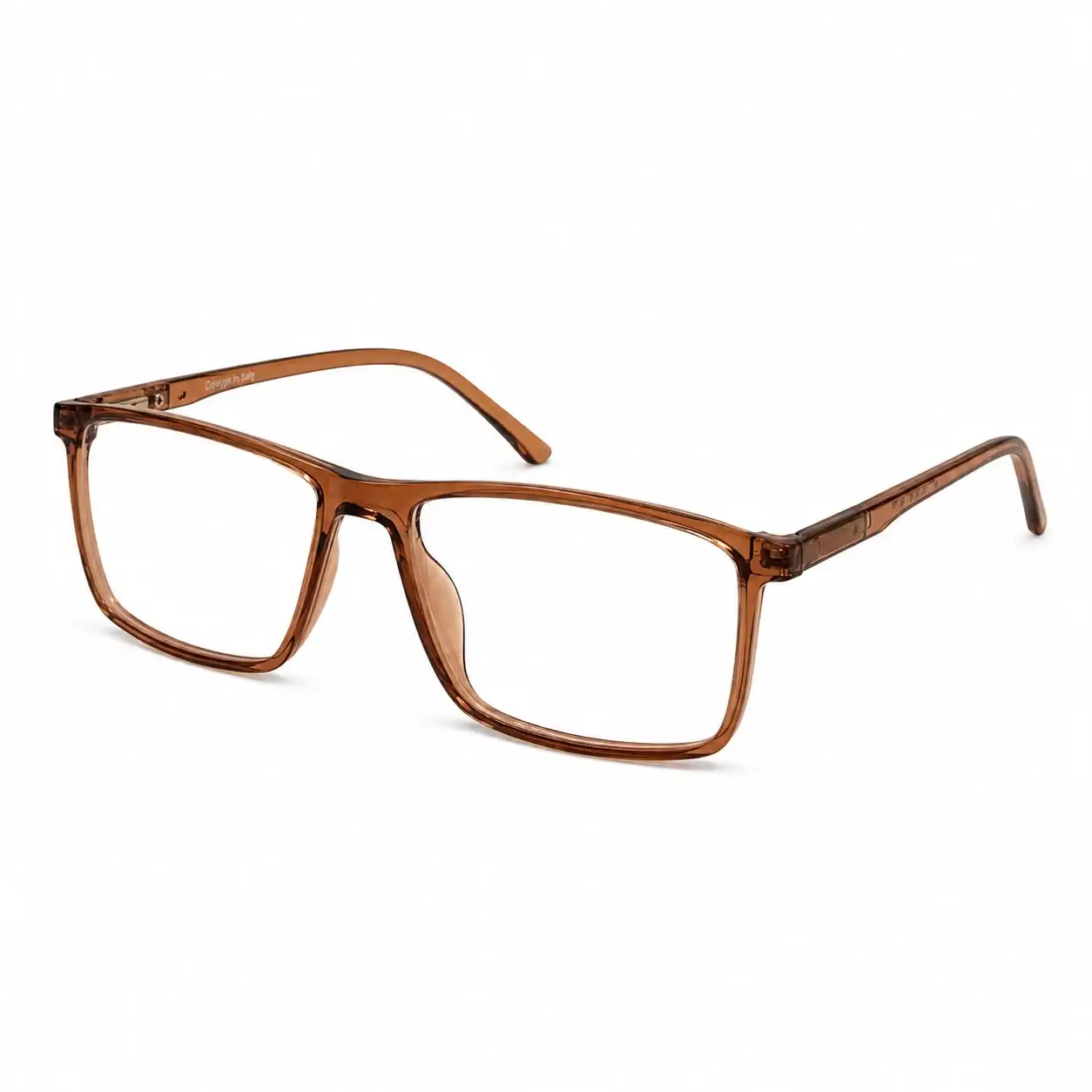 optical-ev2k-0010-caramel-brown-rectangle-eyeglasses Optical EV2K-0010 Modern Rectangle Eyeglasses in Caramel Brown