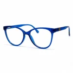 Optical EV2K-0073 Elegant Cat Eye Eyeglasses in Translucent Blue