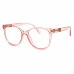 Optical EV2K-0073 Elegant Cat Eye Eyeglasses in Translucent Pink