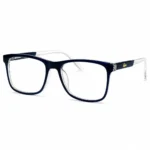 Optical EV2K-0025 Modern Rectangle Eyeglasses in Dark Blue Crystal Dual Tone