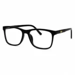 Optical EV2K-0025 Modern Rectangle Eyeglasses in Solid Black