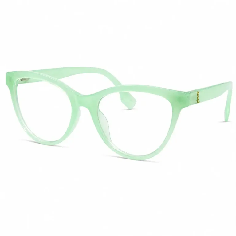 Optical EV2K-0074 Chic Cat Eye Eyeglasses in Translucent Mint Green