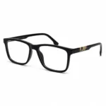 Optical EV2K-0042 Classic Square Eyeglasses in Glossy Jet Black