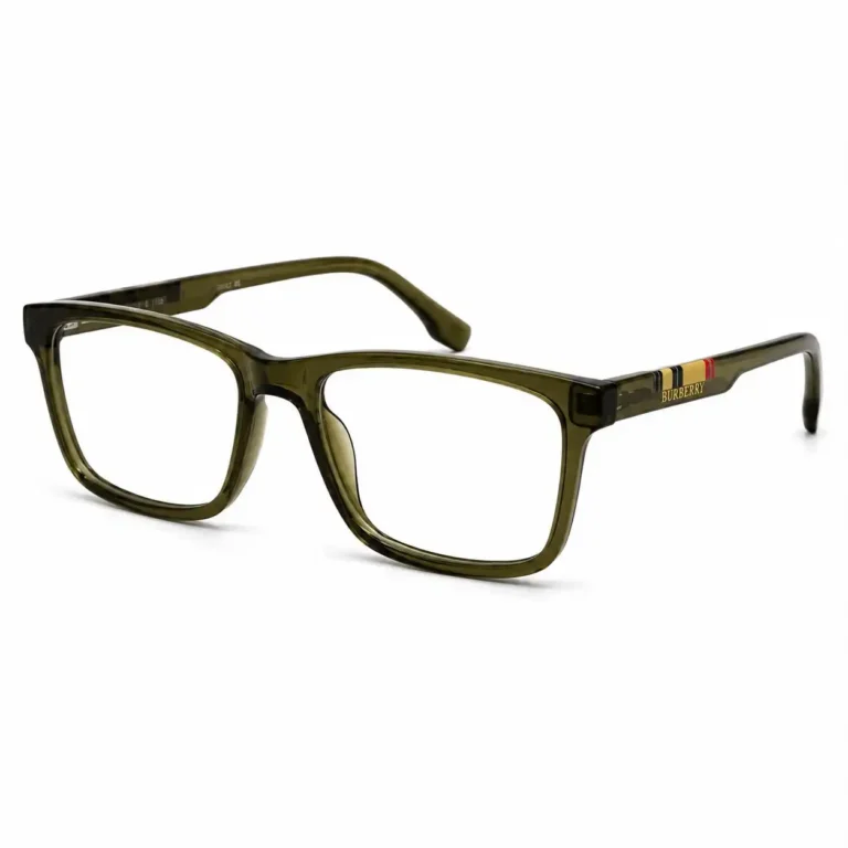 Optical EV2K-0042 Classic Square Eyeglasses in Translucent Olive Green