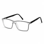 Optical EV2K-0006 Classic Rectangle Eyeglasses in Clear Black