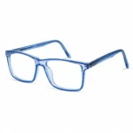 Optical EV2K-0006 Classic Rectangle Eyeglasses in Crystal Blue