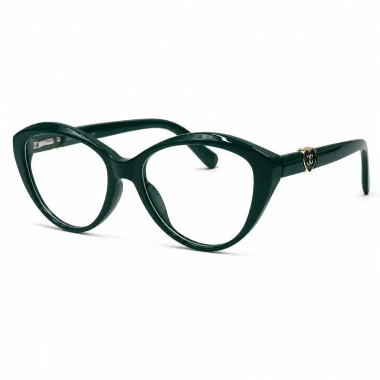 Optical EV2K-0070 Cat Eye Acetate Eyeglasses in Deep Forest Green Frame