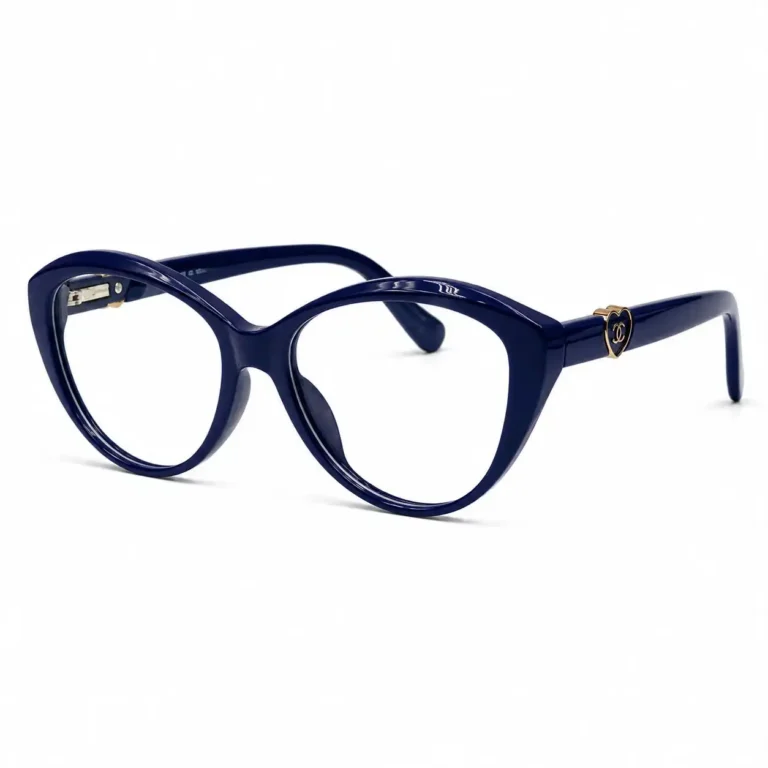 Optical EV2K-0070 Cat Eye Acetate Eyeglasses in Dark Blue Frame