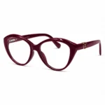 Optical EV2K-0070 Cat Eye Acetate Eyeglasses in Deep Wine Burgundy Frame