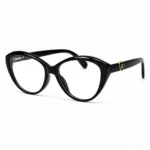 Optical EV2K-0070 Cat Eye Acetate Eyeglasses in Glossy Black Frame