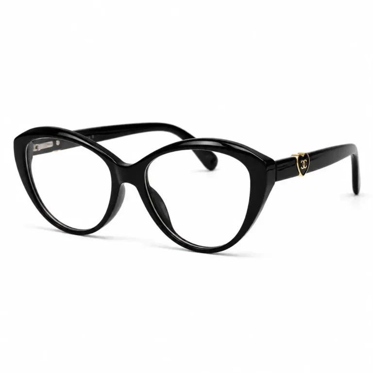 Optical EV2K-0070 Cat Eye Acetate Eyeglasses in Glossy Black Frame