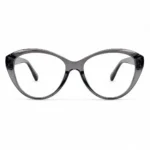 Optical EV2K-0070 Cat Eye Acetate Eyeglasses in Transparent Grey Frame