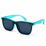 Sunglass EV2K-200 Playful Square Sunglasses in Aqua Blue