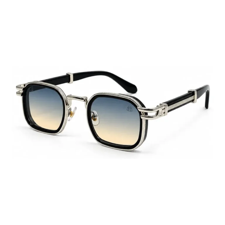 Eye Valley 98393 wholesale eyewear for users square metal sunglass side angle view — sunglasses shop Dhaka